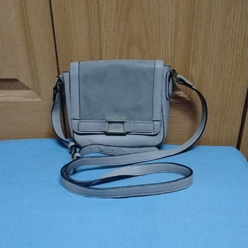 Merona Crossbody Bag with Faux Suede Detail